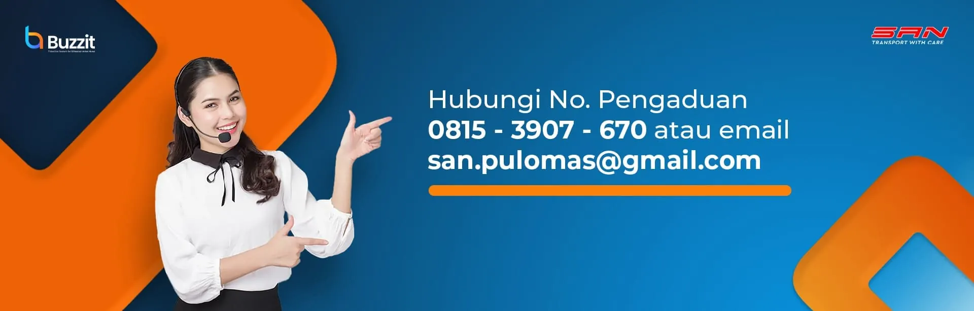 Layanan pengaduan PO. SAN