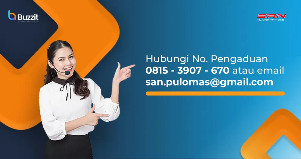 Layanan pengaduan PO. SAN